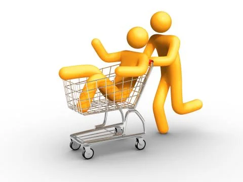 Shopping Stock Illustration