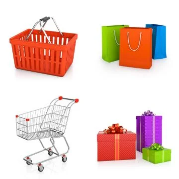 Shopping Stock Illustration