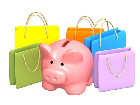 Shopping Stock Illustration
