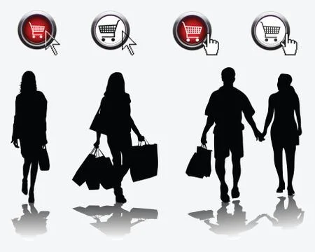 Shopping Stock Illustration