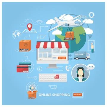 Shopping Stock Illustration