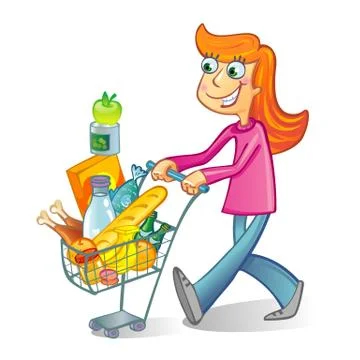 Shopping Stock Illustration