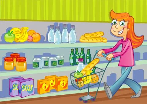 Shopping Stock Illustration