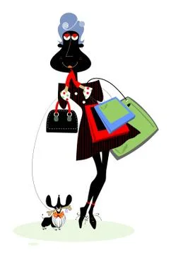 Shopping Stock Illustration