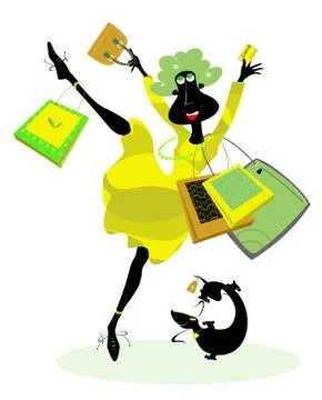 Shopping Stockillustratie