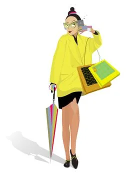 Shopping Stock Illustration