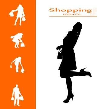 Shopping Stock Illustration