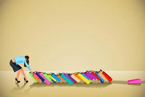 Shopping Stock Illustration