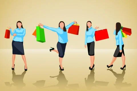 Shopping Stock Illustration