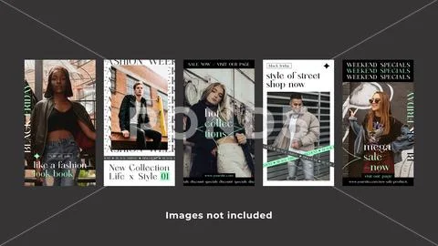 Shopping  Instagram Stories PSD 템플릿