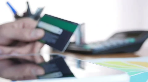 Shopping Via Internet Using Credit Card 動画素材 64051787