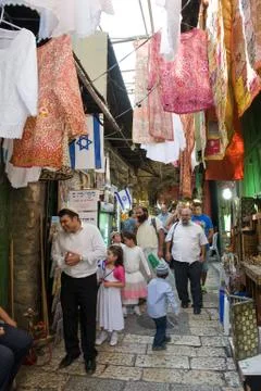 Shopping in Jerusalem Stock Photos