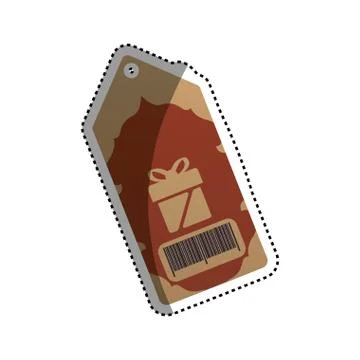 Shopping label tag Stock Illustration