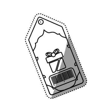 Shopping label tag Stock Illustration
