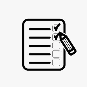 Shopping list icon Stock Illustration