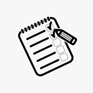 Shopping list icon Stock Illustration