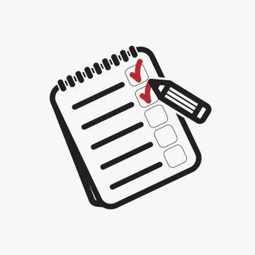Shopping list icon Stock Illustration