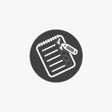 Shopping list icon Stock Illustration