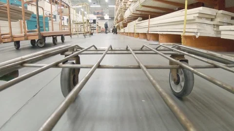 Shopping in Lumber Yard Inside Hardware Store POV Stock-Footage 97248418