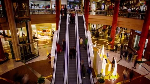 Shopping Mall Activity 04.mp4 Stock Footage 42878287