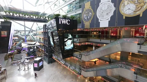 Shopping mall in Beijing Stock Footage 35104319