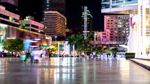 Shopping Mall Crowd Video stock 52995820