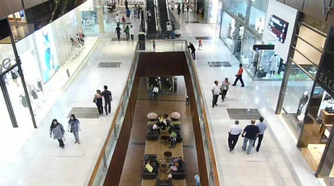 Shopping Mall Stock Footage 858158