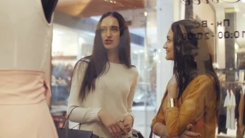 Shopping at the Mall Stock Footage 72070568