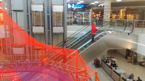 Shopping mall Stock Footage 89925226