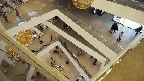In the shopping mall Stock Footage 100234514