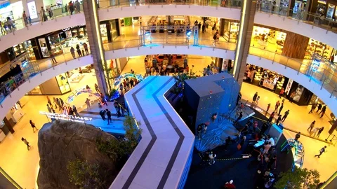 Shopping Mall Stock Footage 106870243