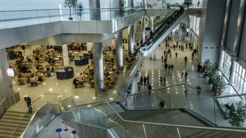 Shopping Mall Stock Footage 146153580