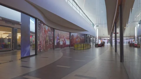 Shopping mall Stock Footage 154429223