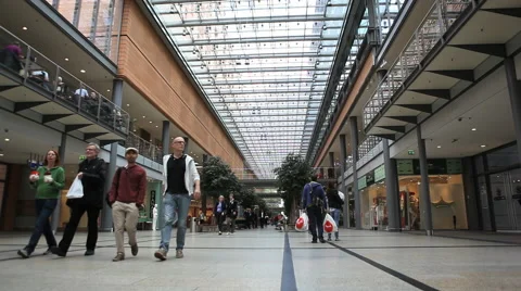 Shopping mall in Germany Video stock 40387796