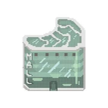 Shopping mall Ilustración de archivo
