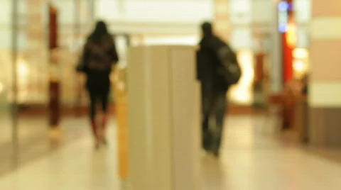 Shopping mall interior 2 Stock Footage 743973