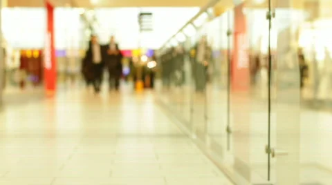 Shopping mall interior 3 Stock Footage 743971