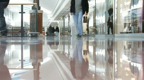 Shopping mall interior 5 Video stock 743861