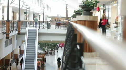 Shopping mall interior 9 Stock Footage 743840