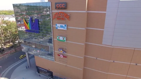Shopping Mall Markovo Tepe with IMAX Stock Video Pond5