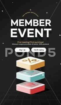 SHOPPING MALL MEMBERSHIP EVENT PSD Template