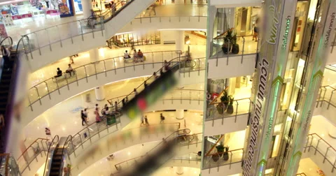 Shopping mall pedestrian Stock-Footage 59598443