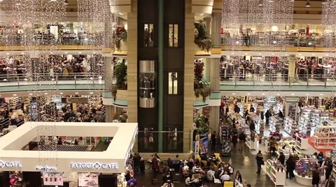 Shopping mall in spain Video stock 46859688