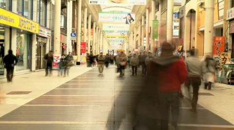 Shopping Mall (Time Lapse) Video stock 655418