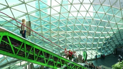 Shopping mall time lapse 스톡 동영상 76200465