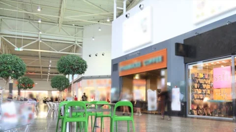 Shopping mall timelapse 库存影片 7745605