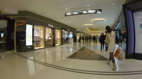 Shopping mall. Timelapse Video stock 39655586