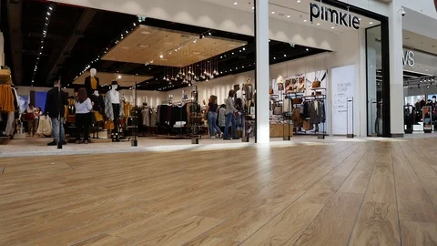 Shopping Mall Timelapse Stock Footage 96242048