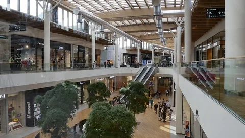 Shopping Mall Timelapse Stock Footage 96242054