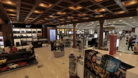 Shopping mall walkthrough  Stock Footage 100610716